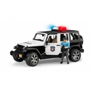 Джип полиции Jeep Wrangler Unlimited c полицейским и аксессуарами, 02526 Bruder