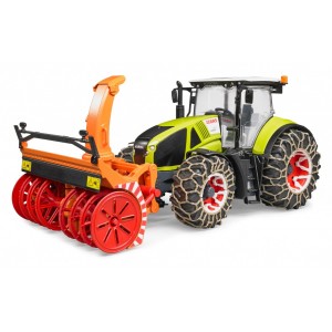 Трактор и снегоочиститель Claas Axion 950, Bruder 03017