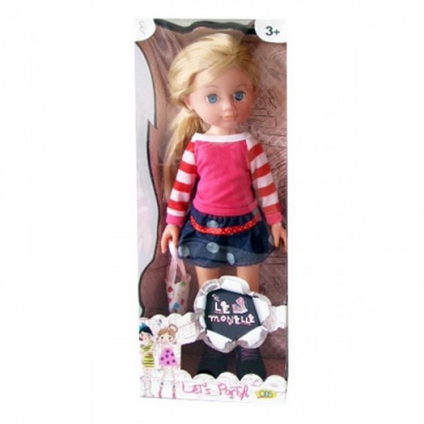 Кукла Le Monelle с сумочкой - блондинка