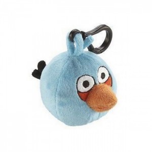 Брелок Angry Birds голубой