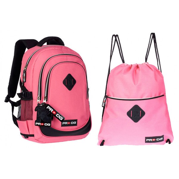Рюкзак + сумка для обуви "Pro DG" - Розовый,  55720