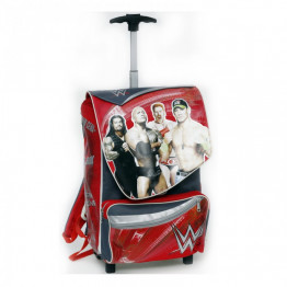 Рюкзак, чемодан на колесах - "WWE"+ подарок