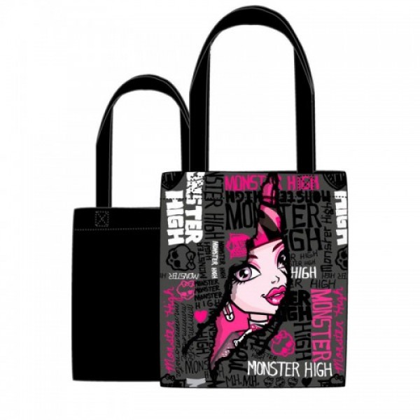 Monster High - сумка для покупок Draculaura чёрная